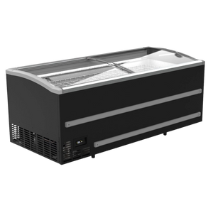 Combisteel Black Supermarket Chest Freezer 2500 Automatic Defrost