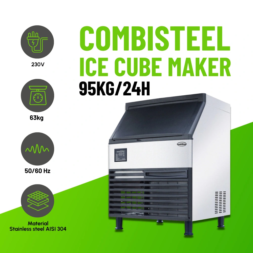 Ice Cube Maker 95kg/24h Air-Cooled