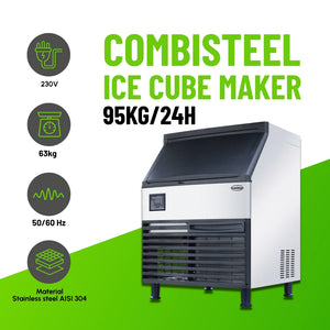Ice Cube Maker 95kg/24h Air-Cooled