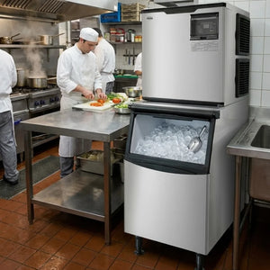 Stainless Steel Ice Cube Maker 160kg/24h