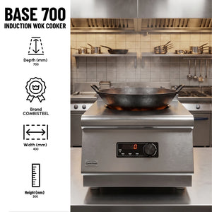 Base 700 Induction Wok Cooker