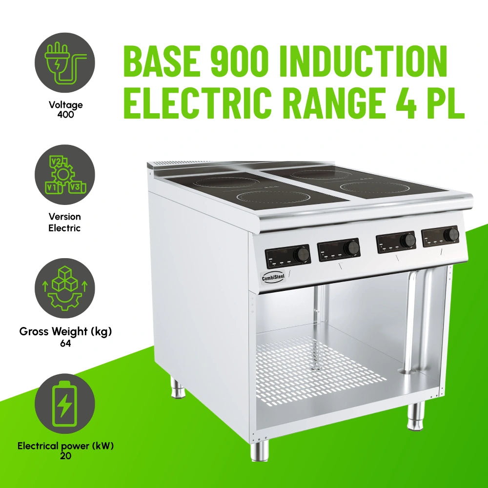 Base 900 Induction Electric Range 4 PL