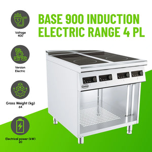 Base 900 Induction Electric Range 4 PL