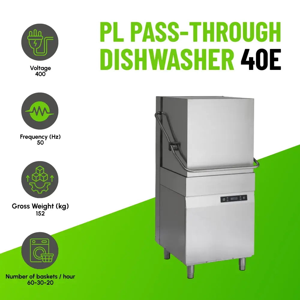PL Pass-Through Dishwasher 40E