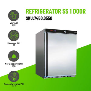 Refrigerator SS 1 Door 130L