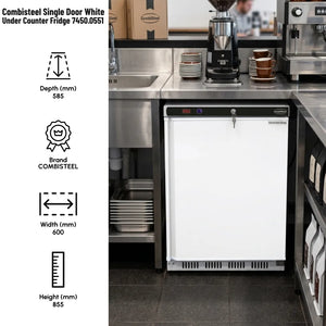 Refrigerator White 1 Door 130L