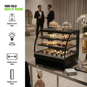 1500 Round Cold Display