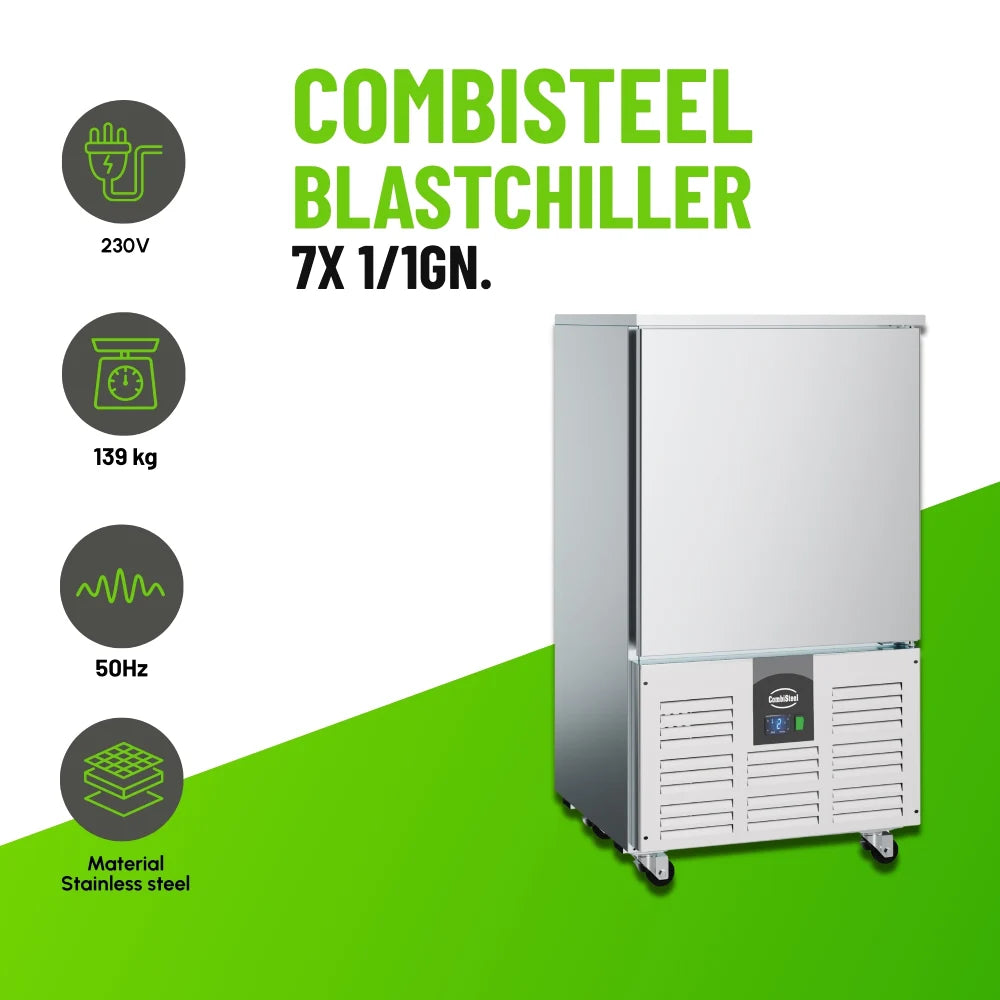 Stainless-Steel Blast Chiller 7x 1/1 GN