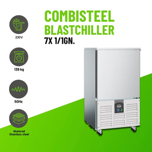 Stainless-Steel Blast Chiller 7x 1/1 GN
