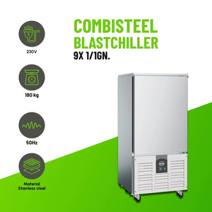 Stainless-Steel Blast Chiller 9x 1/1 GN