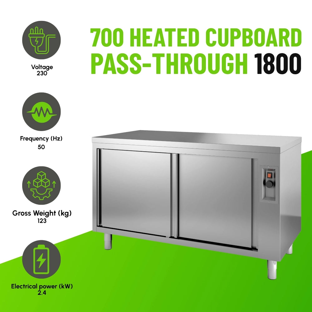 700 Heated Pass-Through Cupboard 1400