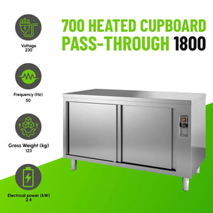 700 Heated Pass-Through Cupboard 1400