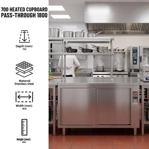 700 Heated Pass-Through Cupboard 1400