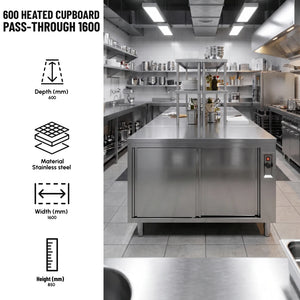 600 Heated Pass-Through Cupboard 1200