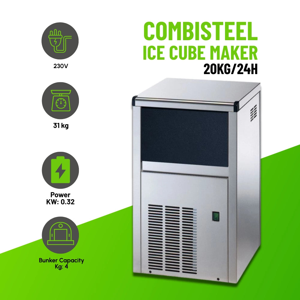 Ice Cube Maker 20kg/24h Air-Cooled