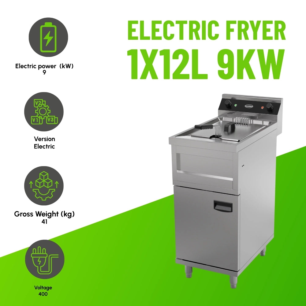 Electric Fryer 12L 9kW Fast Heat