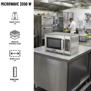 1550W Commercial Microwave
