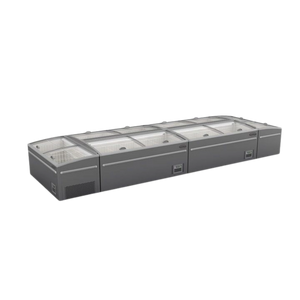 Grey Supermarket Chest Freezer 2500 Automatic Defrost