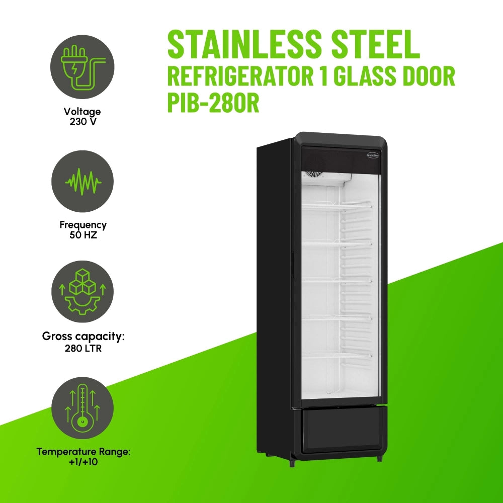 Refrigerator 1 Glass Door PIB-280R