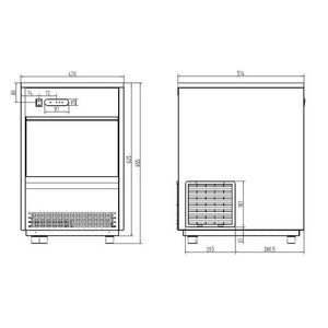Ice Cube Maker 26kg/24h