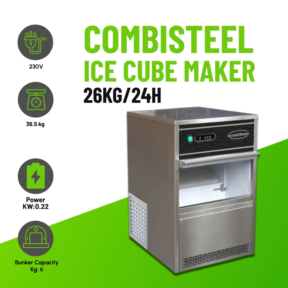 Ice Cube Maker 26kg/24h