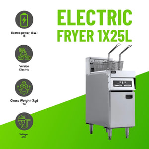 Electric Fryer 1x 25L