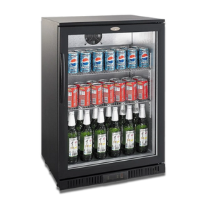 Black 1 Door Back Bar Cooler 600 x 900mm