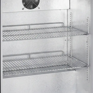 Black 1 Door Back Bar Cooler 600 x 850mm