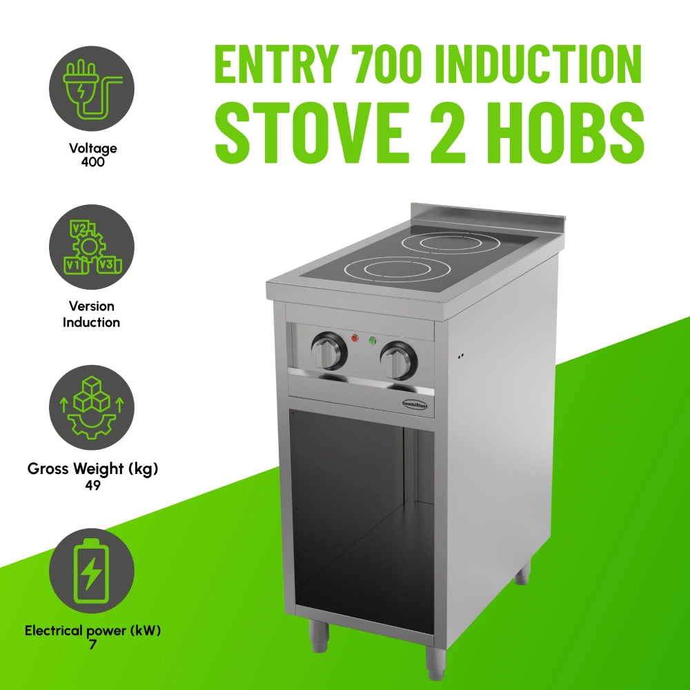 Entry 700 Induction Stove 2 Hobs