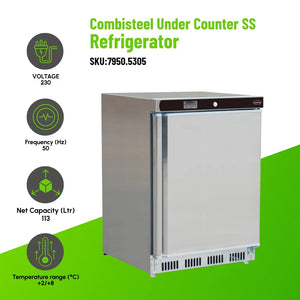 Refrigerator SS 1 Door Digital 113L