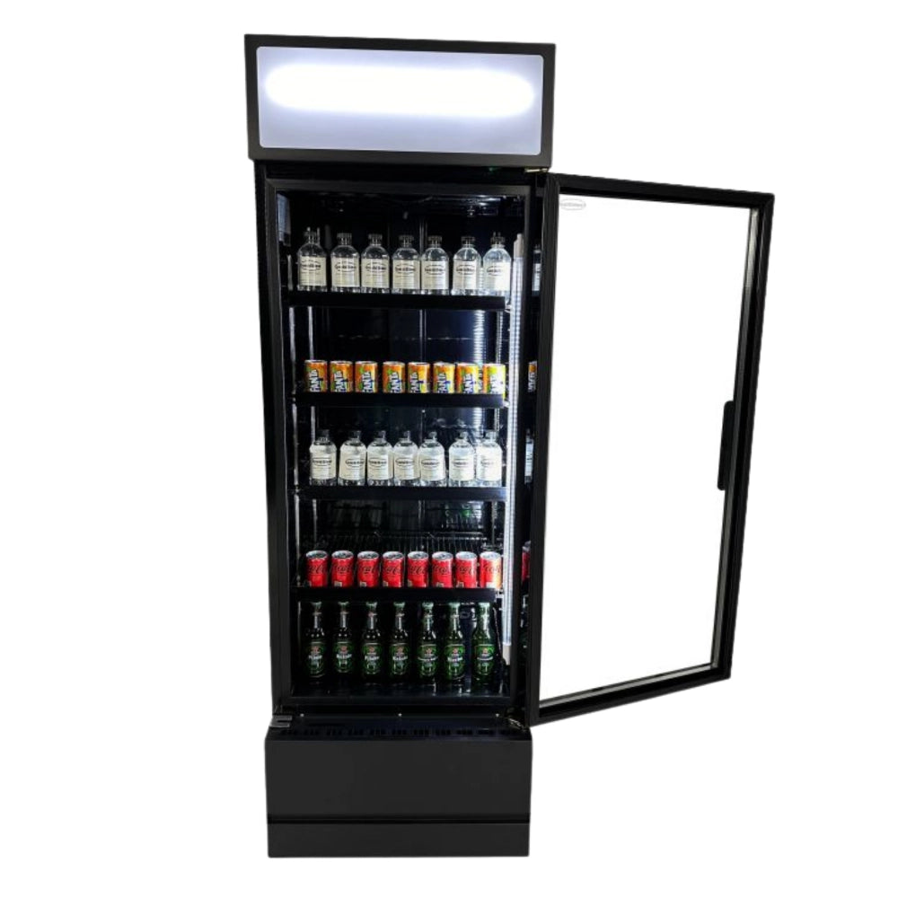 Refrigerator Glass Door FCU-370 Black