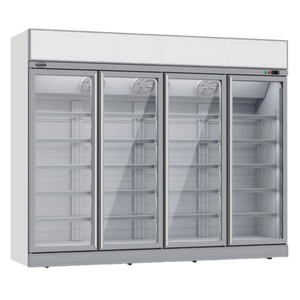 White 4-Door Display Freezer INS-2060F