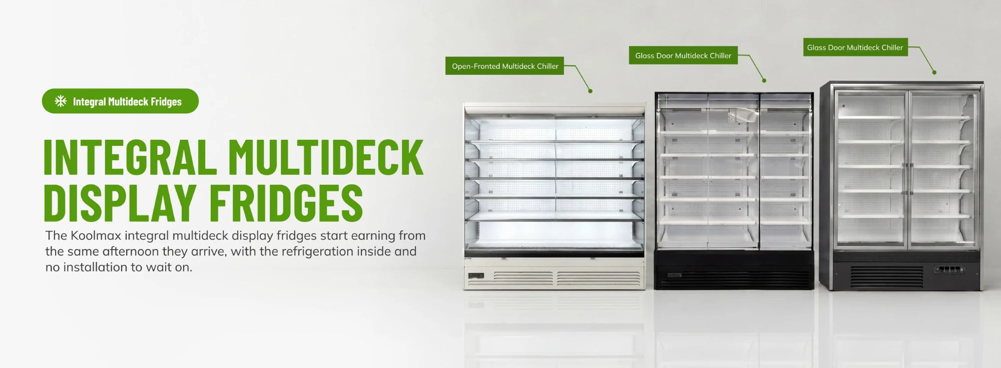 Integral Multideck Display Fridges