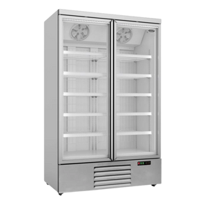 White 2-Door Display Freezer JDE-1000F