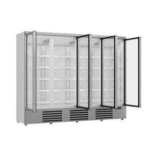 White 4-Door Display Fridge JDE-2025R