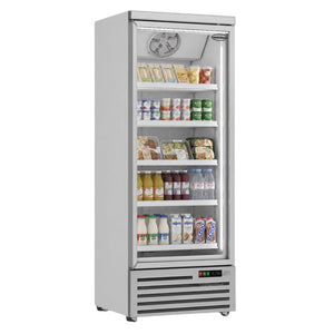 White 1-Door Display Freezer JDE-600F