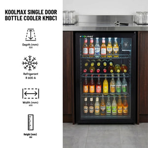 KMBC1 Single Hinged Door Bottle Cooler