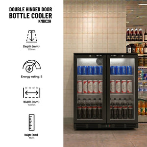 KMBC2H Double Hinged Door Bottle Cooler