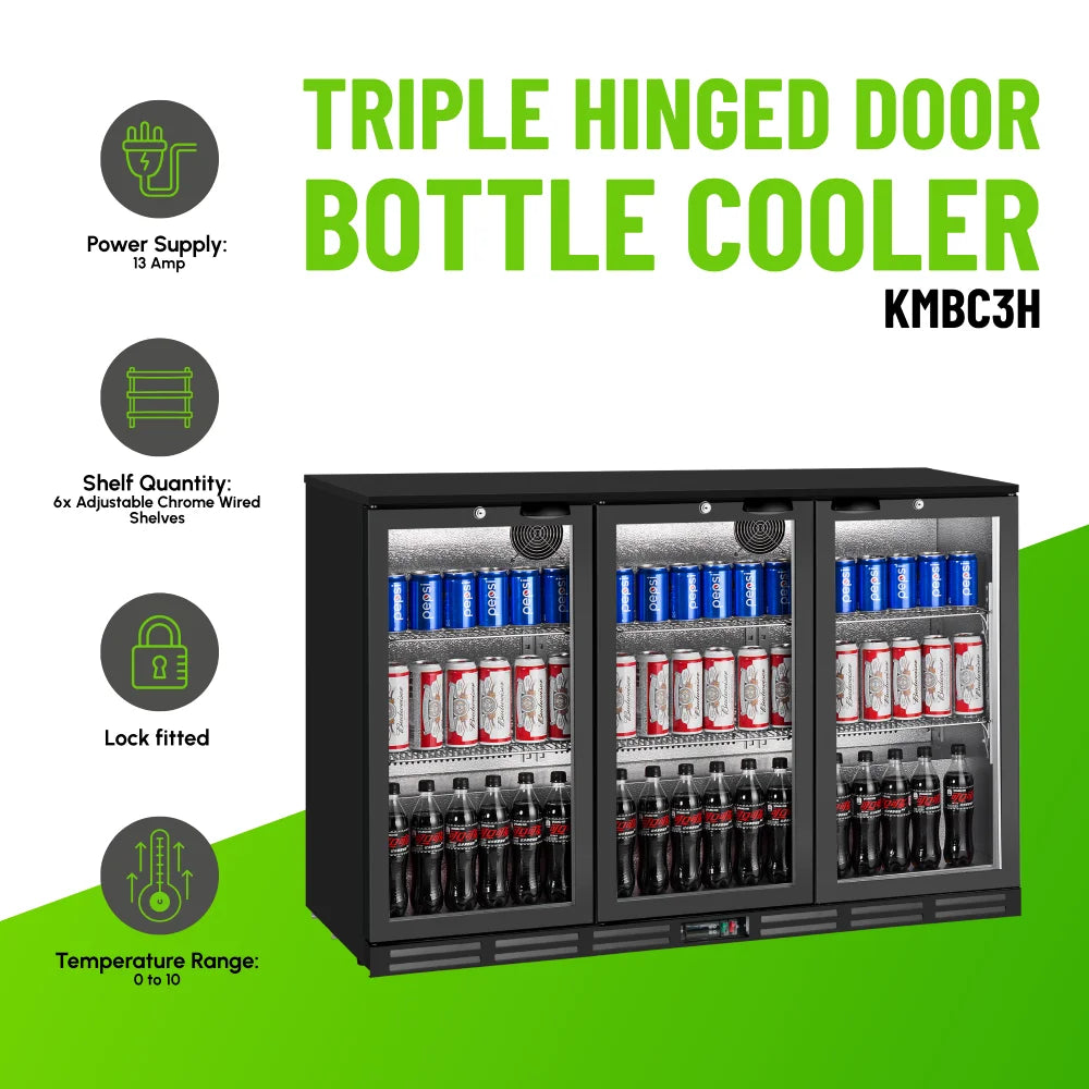 KMBC3H Triple Hinged Door Bottle Cooler