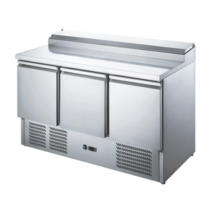 3-Door Pizza Prep Counter Chiller