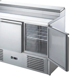 3-Door Pizza Prep Counter Chiller