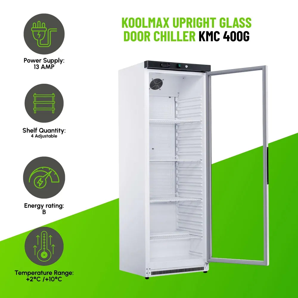 Single Glass Door Upright Chiller