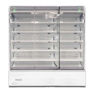Koolmax OASIS 1875 Front Glass Door White Multideck