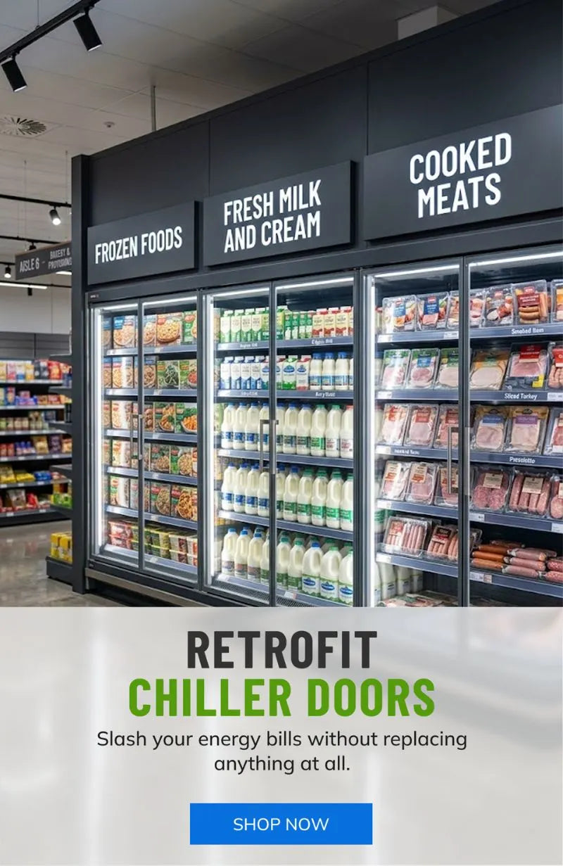 Retrofit chillers doors