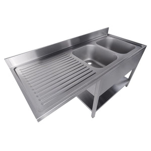 700 Sink Unit Shelf Dishwasher Flat Packed 2 Right 1600