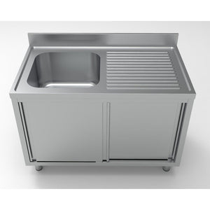 700 Sink Unit Sliding Doors 1 Left 1200