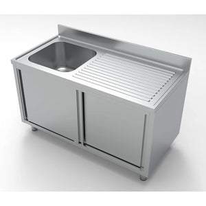 700 Sink Unit Sliding Doors 1 Left 1400