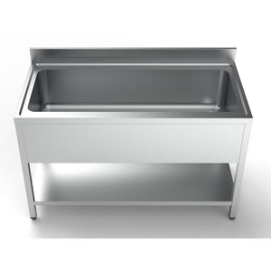 Extra Wide Single Pot Sink Unit 1400