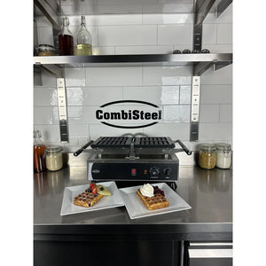 Rotating Waffle Iron 2PCS Brussels Waffle