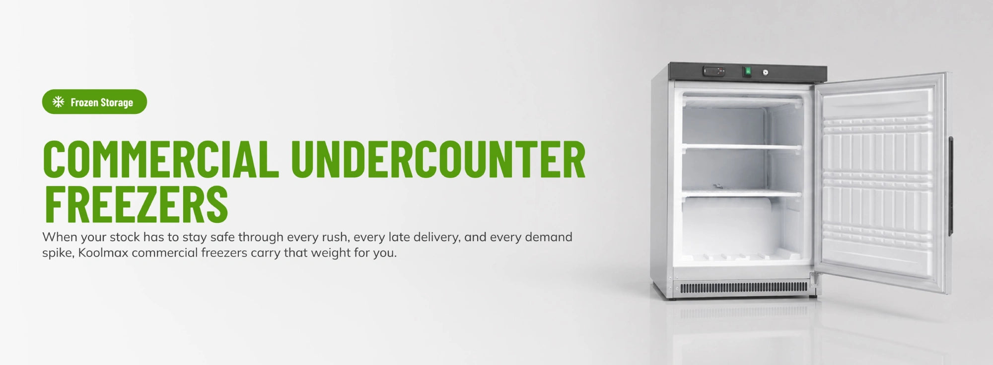 commercial undercounter freezers